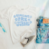 Kids Peace Out Preschool T - Shirt in Blue