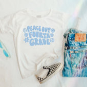 Kids Peace Out Vierter T - Shirt in Blue