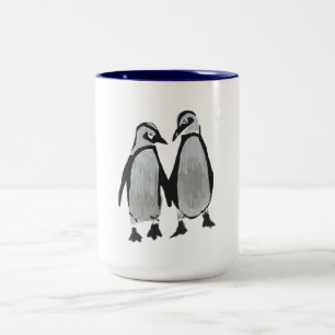 Kids Penguins Zweifarbige Tasse