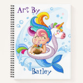Kids Personal Sketch Spirale Notebook Notizblock (Vorderseite)