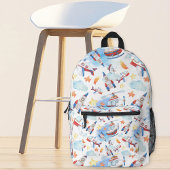 Kids Personalisiert Aviation Bedruckter Rucksack
