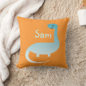 Kids Personalisiert Dinosauriername Throw Kissen (Decke)