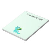 Kids Personalisiert Dragon Notepad Notizblock (Rotiert)