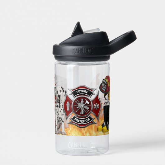 Kids Personalisiert Future Firefighter Trinkflasche (Links)