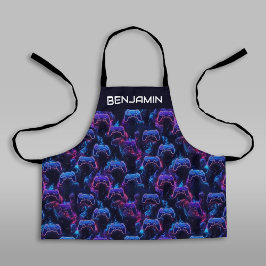 Kids Personalisiert Gaming Controller Boys Schürze