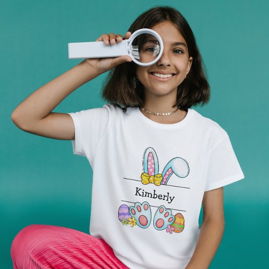 Kids Personalisiert Osterfest Shirt
