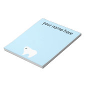Kids Personalisiert Polar Bear Notepad Notizblock (Rotiert)
