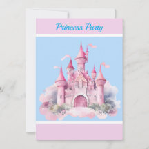 Kids Personalisiert Princess Party Einladung