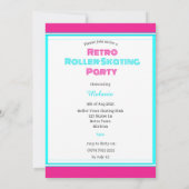 Kids Personalisiert Roller Skaten Party Einladung (Rückseite)