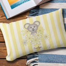 Kids Personalisiert Yellow Strip Baby Koala Bear