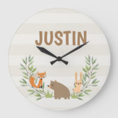 Kids Personalisierte Acryl-Wandklemme Große Wanduhr (Vorderseite)