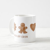 Kid's Personalisierter Lebkuchen Weihnachtsfeierta Kaffeetasse (Vorderseite Links)