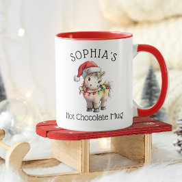 Kids Personalized Cute Poney Hot Chocolate Mug Tasse