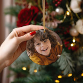 Kids Personalized Elf Christmas Tree Keramik Ornament