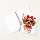 Kids Personalized Goldendoodle Sketch Notizblock (Innenseite)