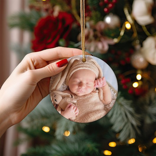 Kids Personalized Nutcracker Christmas Keramik Ornament