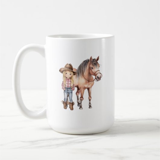 Kids Pferde Tasse (Links)