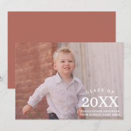 Kids Photo Class Year Graduation Ankündigung