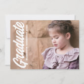 Kids Photo Graduation Ankündigung (Vorderseite)
