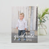 Kids Photo Graduation Ankündigung (Stehend Vorderseite)