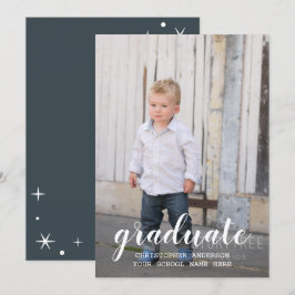 Kids Photo Graduation Ankündigung