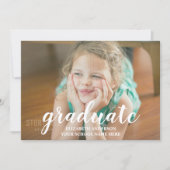 Kids Photo Graduation Ankündigung (Vorderseite)