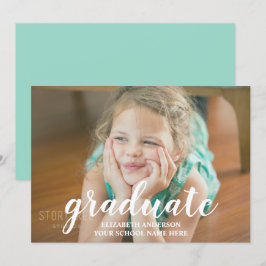 Kids Photo Graduation Ankündigung