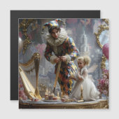 Kids pillow with 3D photography of a mother and da Magnetkarte (Vorne/Hinten)