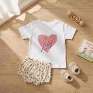 Kids Pink Heart T - Shirt