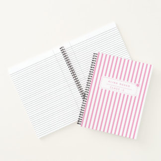 Kids pink minimalist Spiral Notebook Notizblock