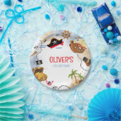 Kids Pirate Party | Ahoy Matey Pirate Birthday  Pappteller (Party)