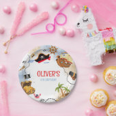 Kids Pirate Party | Ahoy Matey Pirate Birthday  Pappteller (Party)