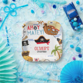 Kids Pirate Party | Ahoy Matey Pirate Birthday  Pappteller (Party)