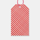 Kids PIZZA Geburtstagsparty Danke Geschenkanhänger (Rückseite)