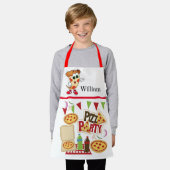 Kids Pizza Party Schürze (Getragen)