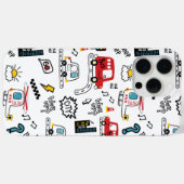 Kids Playful Transport Pattern  Case-Mate iPhone Hülle (Rückseite (Horizontal))