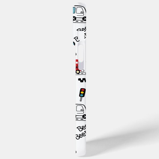 Kids Playful Transport Pattern  Case-Mate iPhone Hülle (Rückseite / Links)