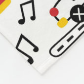 Kids Playful Transport Pattern  Fleecedecke (Ecke)