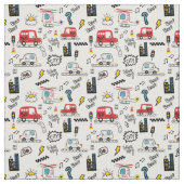 Kids Playful Transport Pattern Urban style modern  Stoff (Muster)