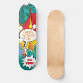 Kid's Pop Art Summer Camp Skateboard (Vorderseite)