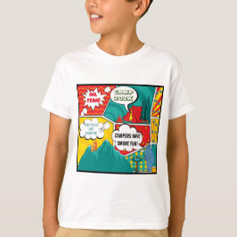 Kid's Pop Art Summer Camp T-Shirt