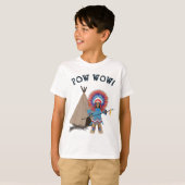 KIDS POW WOW INDIAN CHIEF T - SHIRT (Vorne ganz)