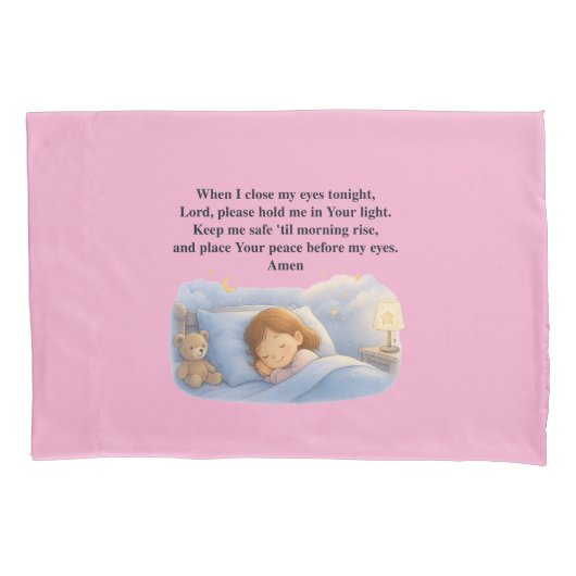 Kids Prayer Kissenbezug (Vorderseite)