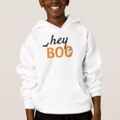 Kids Pull-Over Hoodie - hey BOO Geist / Fledermäus (Vorderseite)