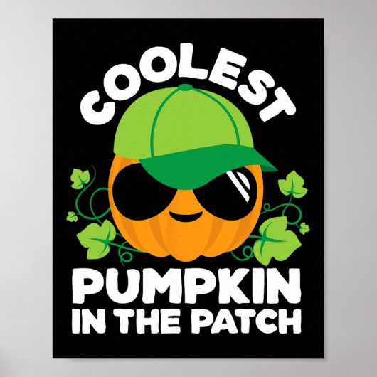 Kids Pumpkin Patch Boys oder Girls fallen Coolste Poster (Vorne)