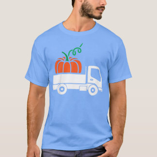 Kids Pumpkin Truck Lazy Halloween Kostüm Cool T-Shirt