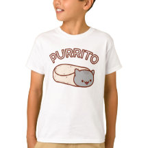 Kid's PURRITO Cat Burrito T - SHIRT
