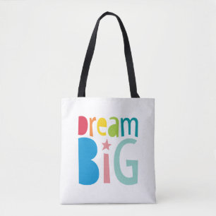 KIDS QUOTE farbenfroher Regenbogen fett heller Tra Tasche