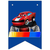 Kids Race Car Party Bunting Wimpelkette (Dritte Fahne)