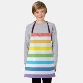 Kids Rainbow All-over Print Schürze, klein Schürze (Getragen)